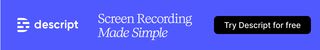 Descript video editing